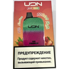 Электронная сигарета UDN BAR 10000 Aloe Strawberry (УДН Бар Алоэ Клубника)